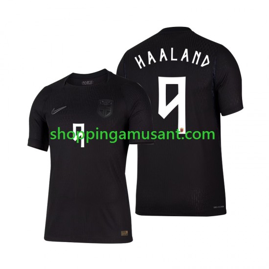 Maillot de Foot Norvège Erling Haaland 9 Homme Extérieur Coupe du Monde 2026 Manche Courte