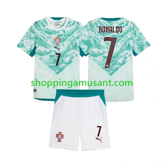 Maillot de Foot Portugal Cristiano Ronaldo 7 Enfant Extérieur 2026 2027 Manche Courte