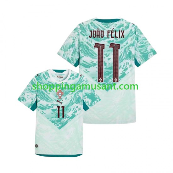 Maillot de Foot Portugal Joao Felix 11 Homme Extérieur Coupe du Monde 2026 Manche Courte