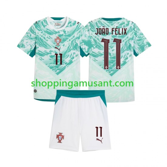 Maillot de Foot Portugal Joao Felix 11 Enfant Extérieur 2026 2027 Manche Courte