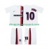 Maillot de Foot AC Milan RONALDINHO 10 2003 Rétro Enfant Extérieur 2002 Manche Courte
