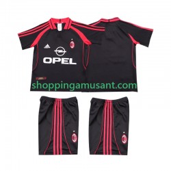 Maillot de Foot AC Milan 2000 2001 Rétro Enfant Neutre Manche Courte