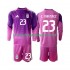 Maillot de Foot Argentine Emiliano Martinez 23 Gardien Enfant Domicile 2025 Manche Longue