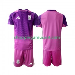 Maillot de Foot Argentine Gardien Enfant Domicile 2025 Manche Courte