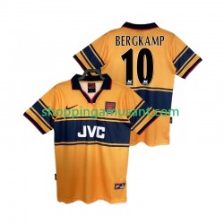 Maillot de Foot Arsenal BERGKAMP10 1997 Rétro Homme Extérieur 1999 Manche Courte