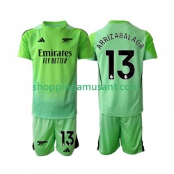 Maillot de Foot Arsenal Kepa Arrizabalaga 13 Gardien Enfant Extérieur 2025-2026 Manche Courte