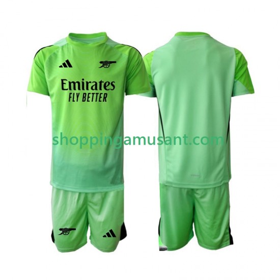 Maillot de Foot Arsenal Gardien Enfant Extérieur 2025-2026 Manche Courte