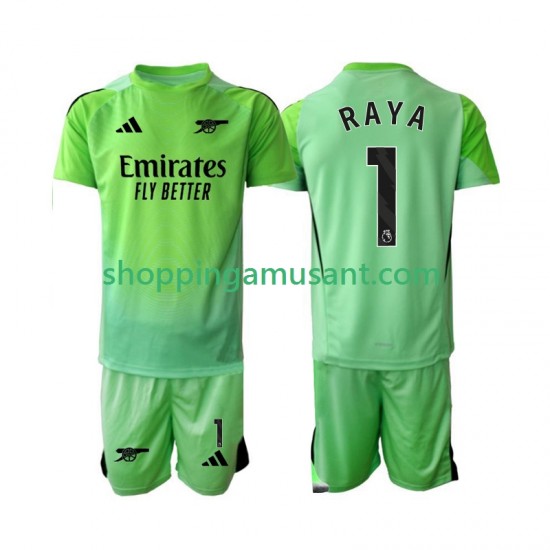 Maillot de Foot Arsenal Raya 1 Gardien Enfant Extérieur 2025-2026 Manche Courte