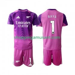 Maillot de Foot Arsenal Raya 1 Gardien Enfant Neutre 2025-2026 Manche Courte