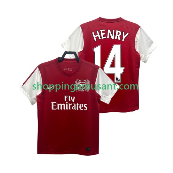 Maillot de Foot Arsenal HENRY 14 2012 Rétro Homme Domicile 2011 Manche Courte