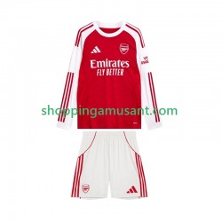 Maillot de Foot Arsenal Enfant Domicile 2025-2026 Manche Longue