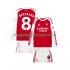 Maillot de Foot Arsenal Martin Odegaard 8 Enfant Domicile 2025-2026 Manche Longue