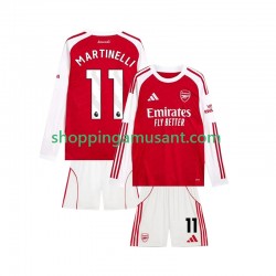 Maillot de Foot Arsenal Martin Zubimendi 11 Enfant Domicile 2025-2026 Manche Courte