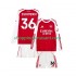 Maillot de Foot Arsenal Martin Zubimendi 36 Enfant Domicile 2025-2026 Manche Courte