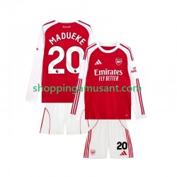 Maillot de Foot Arsenal Noni Madueke 20 Enfant Domicile 2025-2026 Manche Longue