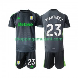 Maillot de Foot Aston Villa Emiliano Martinez 23 Gardien Enfant Domicile 2025-2026 Manche Courte