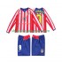 Maillot de Foot Atlético Madrid F TORRES 9 2005 Rétro Enfant Domicile 2004 Manche Longue