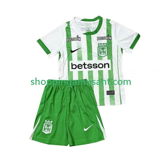 Maillot de Foot Atletico Nacional Enfant Domicile 2025 Manche Courte
