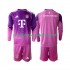 Maillot de Foot Bayern Munich Gardien Enfant 4ème 2025-2026 Manche Longue
