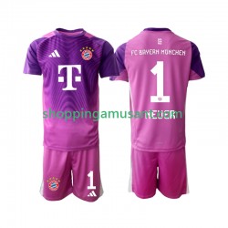 Maillot de Foot Bayern Munich Manuel Neuer 1 Gardien Enfant 4ème 2025-2026 Manche Courte