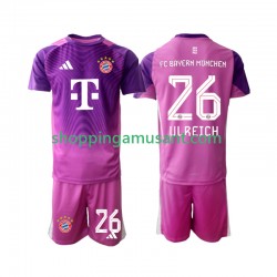Maillot de Foot Bayern Munich Sven Ulreich 26 Gardien Enfant 4ème 2025-2026 Manche Courte