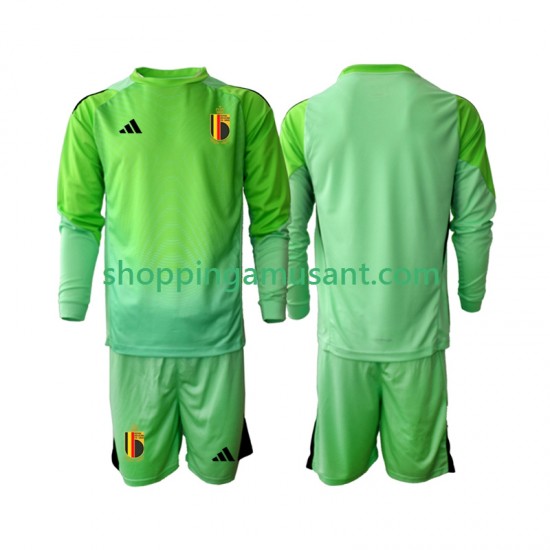 Maillot de Foot Belgique Gardien Enfant Domicile 2025 Manche Longue