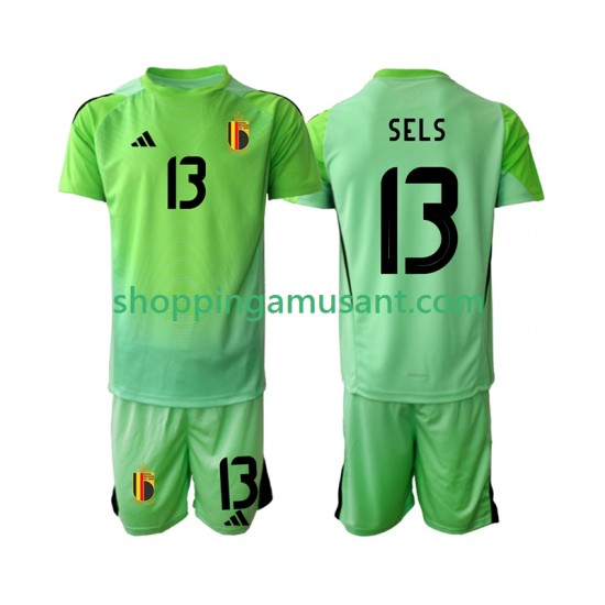 Maillot de Foot Belgique Matz Sels 13 Gardien Enfant Domicile 2025 Manche Courte