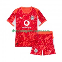 Maillot de Foot Borussia Dortmund Gardien Enfant Extérieur 2025-2026 Manche Courte