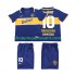 Maillot de Foot CA Boca Juniors MARADONA 10 1996 1997 Rétro Enfant Domicile Manche Courte
