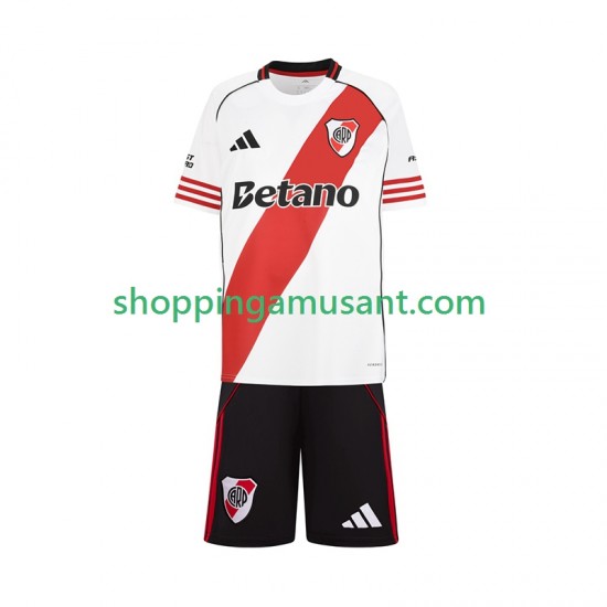 Maillot de Foot CA River Plate Enfant Domicile 2025-2026 Manche Courte