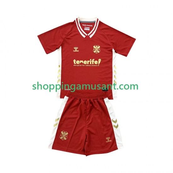 Maillot de Foot CD Tenerife Enfant Extérieur 2025-2026 Manche Courte