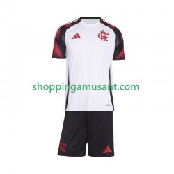 Maillot de Foot CR Flamengo Enfant Extérieur 2025-2026 Manche Courte