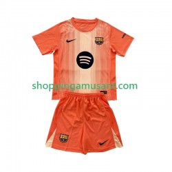 Maillot de Foot FC Barcelone Gardien Enfant 4ème 2025-2026 Manche Courte