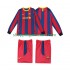 Maillot de Foot FC Barcelone Rétro Enfant Domicile 2011 2010 Manche Longue