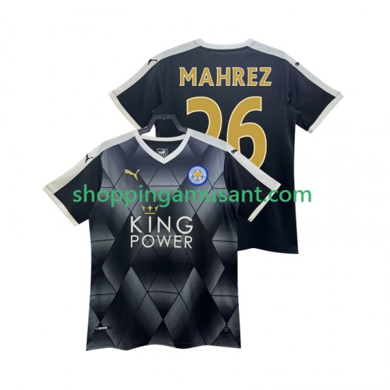 Maillot de Foot Leicester City MAHREZ 26 2014 2015 Rétro Homme Extérieur Manche Courte