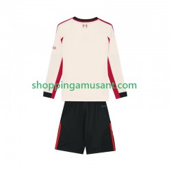 Maillot de Foot Liverpool Enfant Extérieur 2025-2026 Manche Longue