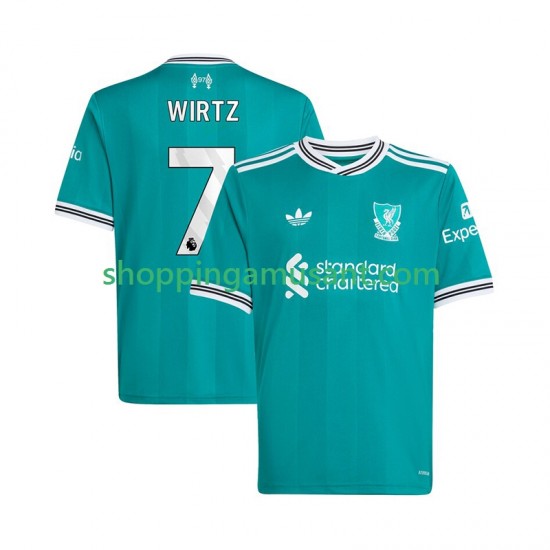 Maillot de Foot Liverpool Florian Wirtz 7 Homme Neutre 2025-2026 Manche Courte