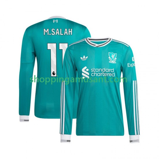 Maillot de Foot Liverpool Mohamed Salah 11 Homme Neutre 2025-2026 Manche Longue