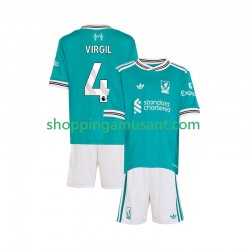 Maillot de Foot Liverpool Virgil van Dijk 4 Enfant Neutre 2025-2026 Manche Courte