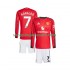Maillot de Foot Manchester United Cristiano Ronaldo 7 Enfant Domicile 2025-2026 Manche Longue