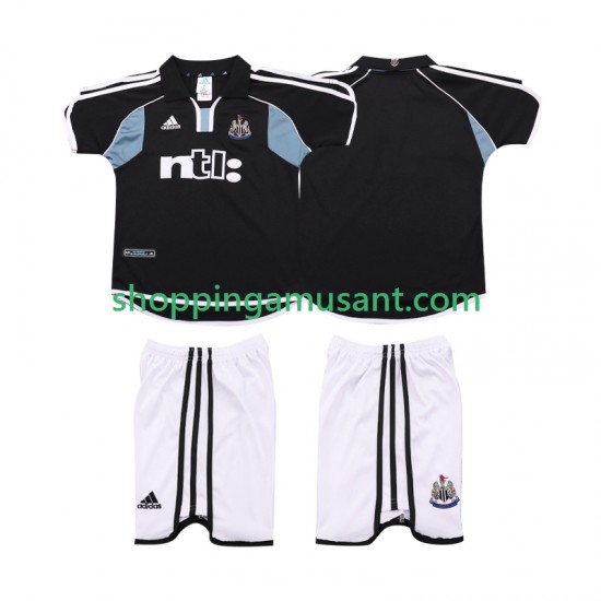 Maillot de Foot Newcastle United 2000 2001 Rétro Enfant Extérieur Manche Courte