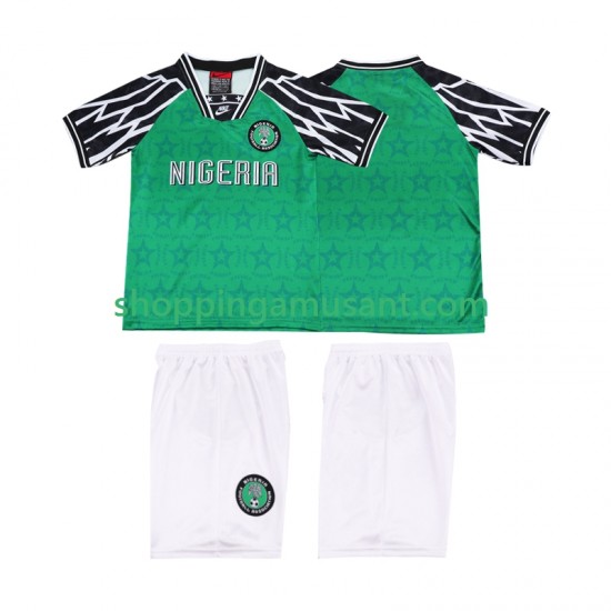 Maillot de Foot Nigeria 1995 Rétro Enfant Domicile Manche Courte