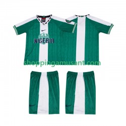 Maillot de Foot Nigeria 1996 Rétro Enfant Domicile Manche Courte