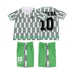 Maillot de Foot Nigeria OKOCHA 10 Rétro Enfant Extérieur 1994 Manche Courte