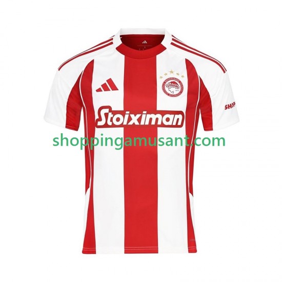 Maillot de Foot Olympiacos Homme Domicile 2025-2026 Manche Courte