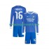 Maillot de Foot Real Madrid Endrick 16 Enfant Neutre 2025-2026 Manche Longue