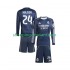 Maillot de Foot Real Madrid Huijsen 24 Enfant Extérieur 2025-2026 Manche Longue