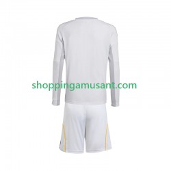 Maillot de Foot Real Madrid Enfant Domicile 2025-2026 Manche Longue