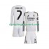Maillot de Foot Real Madrid Vinicius Junior 7 Enfant Domicile 2025-2026 Manche Longue