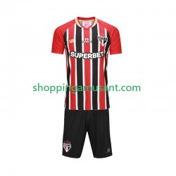 Maillot de Foot São Paulo Enfant Extérieur 2025-2026 Manche Courte